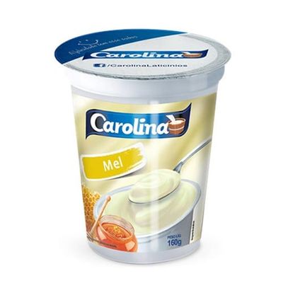 Iogurte Carolina com Mel Pote 160g