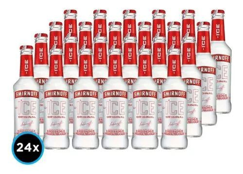 BEBIDA ICE SMIRNOFF ORIGINAL LN 275ML PACK 24 UN