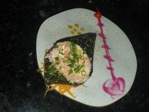 Temaki  de Salmão Grelhado