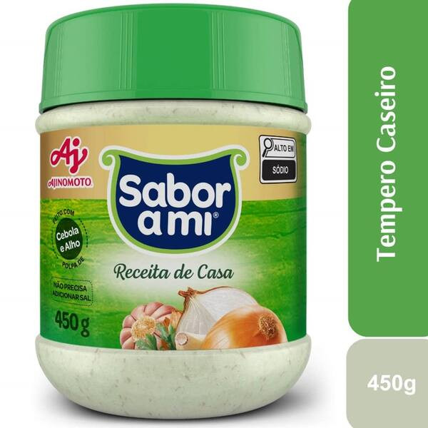 Tempero em Pasta Caseiro Receita de Casa 450g