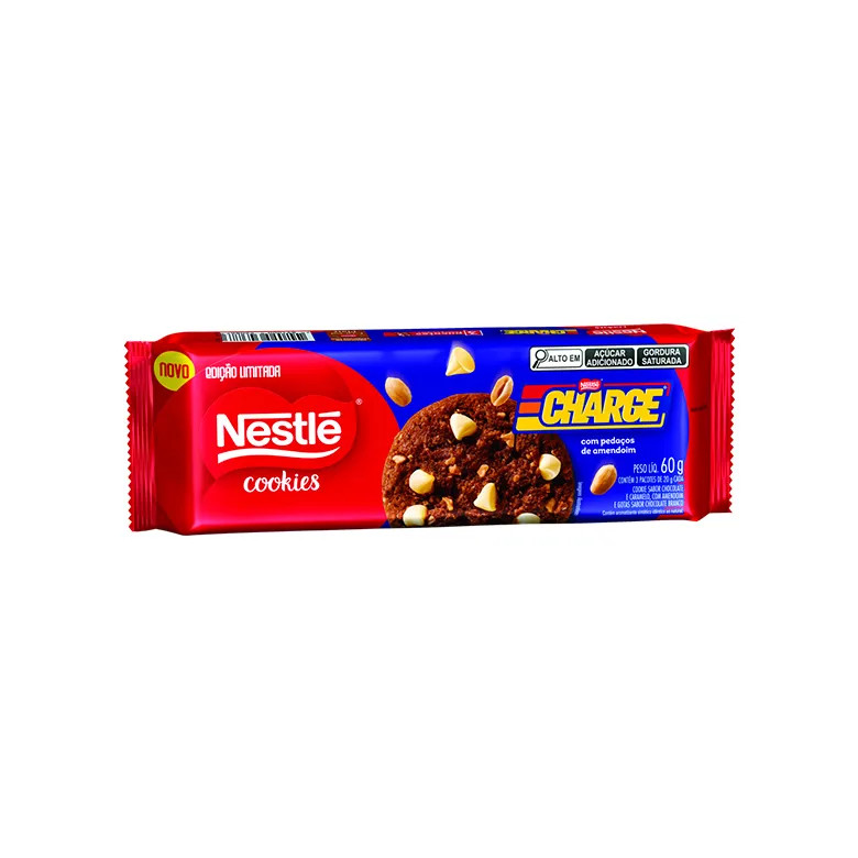 Biscoito Nestle Cookies Charge 60g