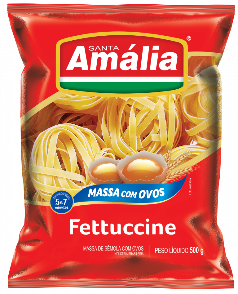 MACARRAO FETUCCINE SANTA AMALIA C/ OVOS 500G