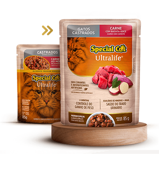 Sache Special Cat Castrado Carne 85g