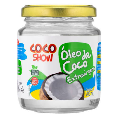 Oleo Coco Coco Show Extra Virgem Vd 200ml