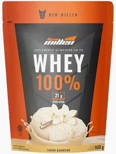 Whey 100% Baunilha 900g Sh New Millen