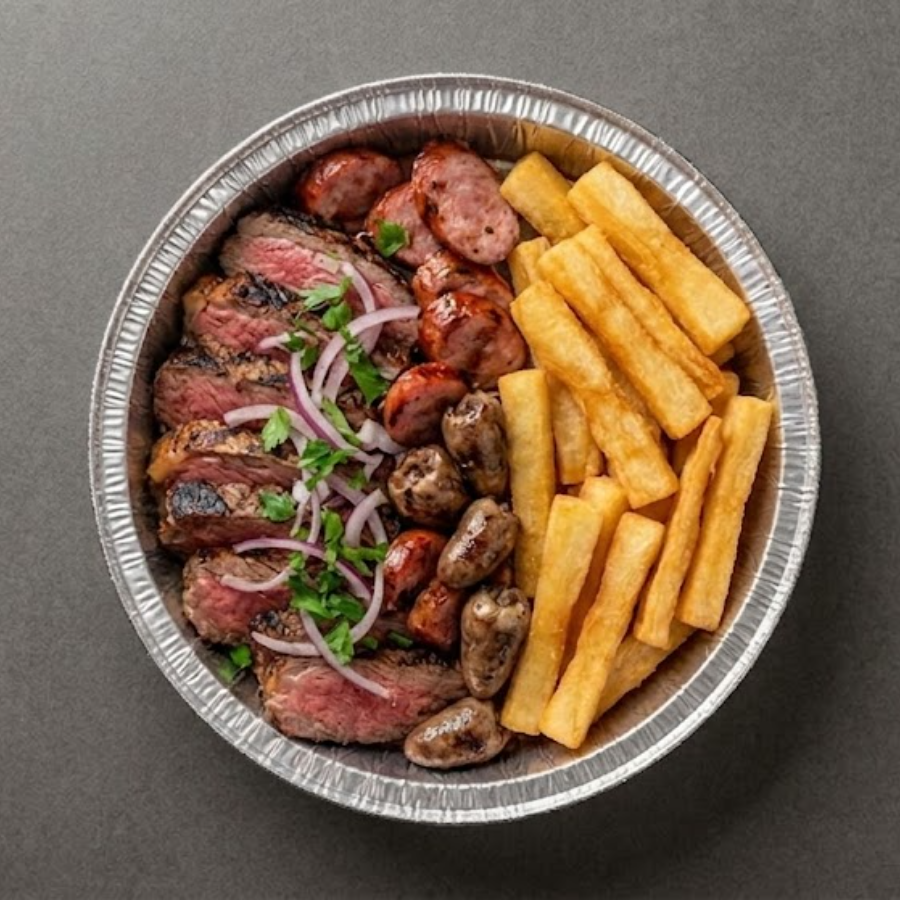QUENTINHA CHURRASCO MARMITEX 3 OPÇÕES DE CARNE