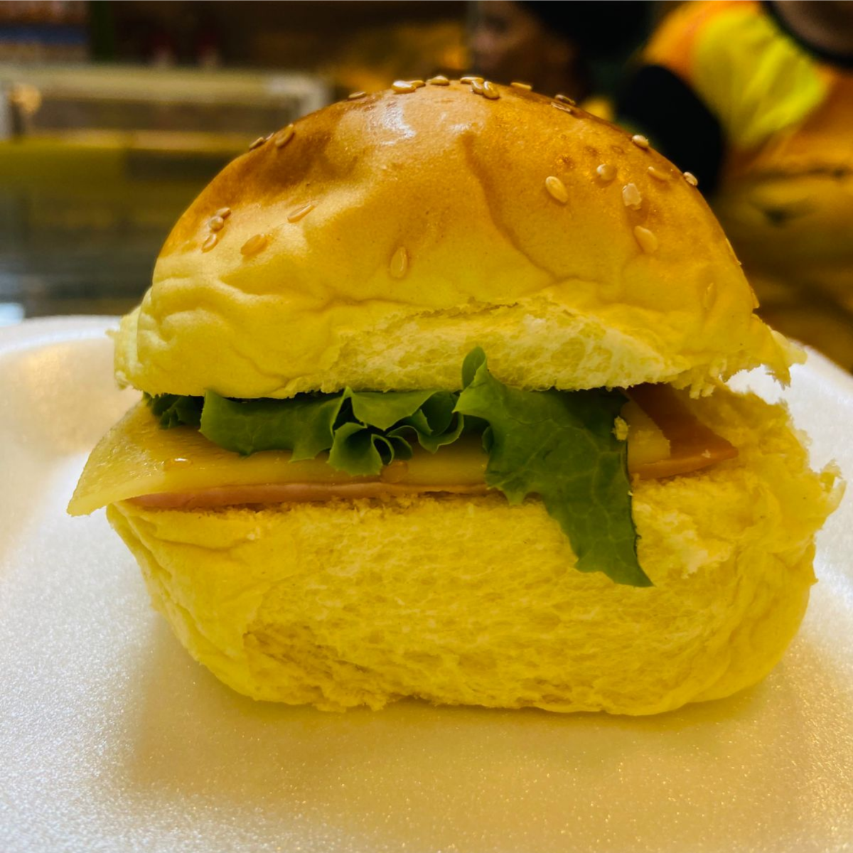 Hambúrguer natural Pão Bolinha 