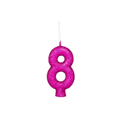 VELA CINT.GLITER PINK REGINA N°8