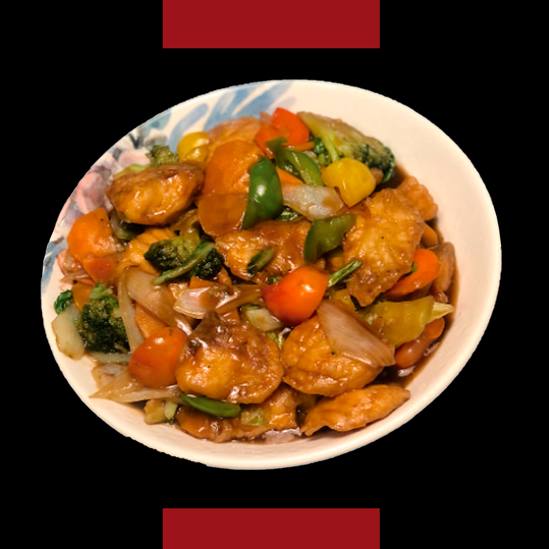 Peixe ao Molho Picante C/ Arroz 