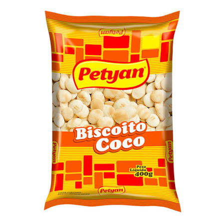 Biscoito Doce Petyan Coco Pct 400g