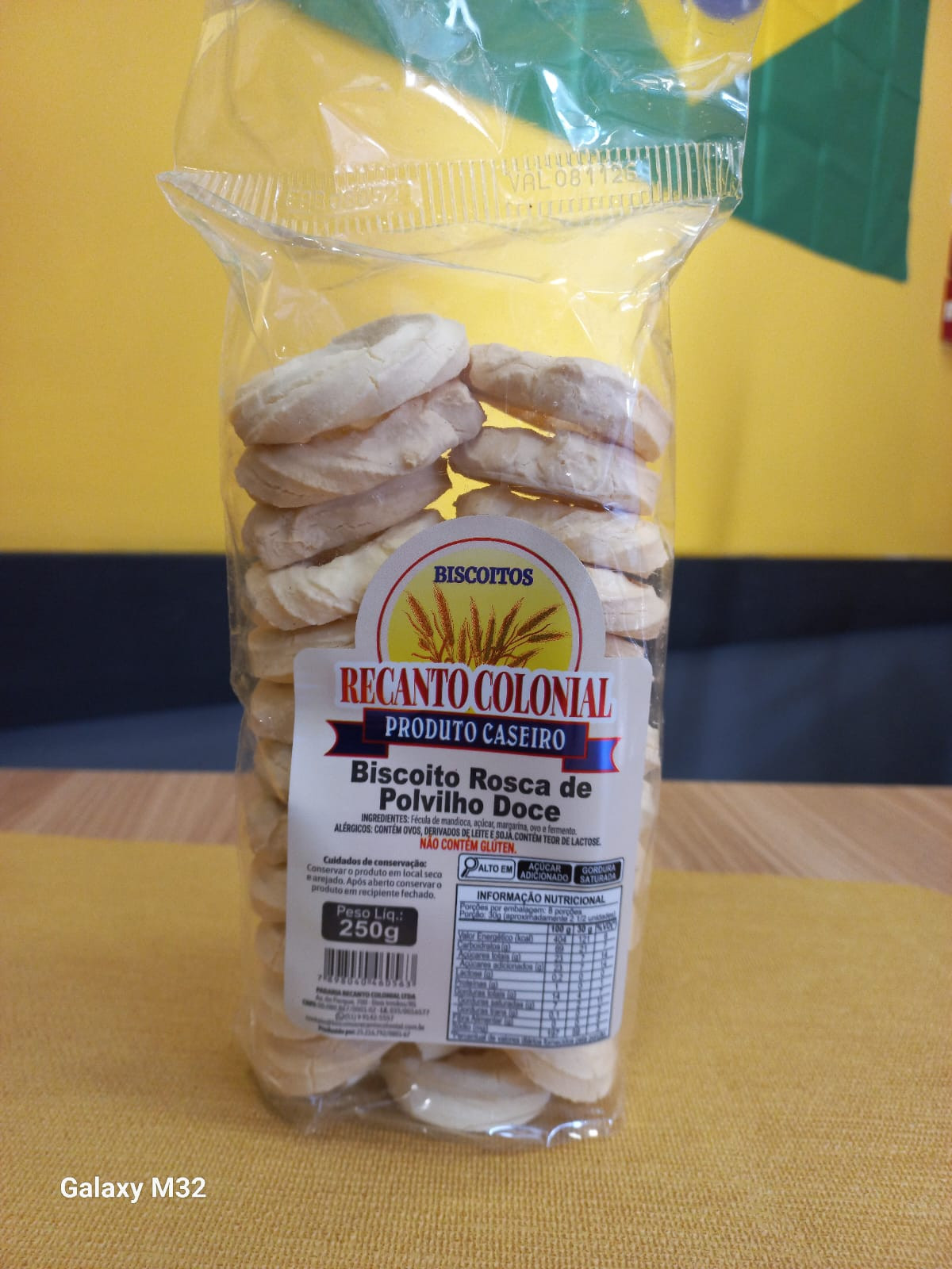 Biscoito Polvilho Doce 250G