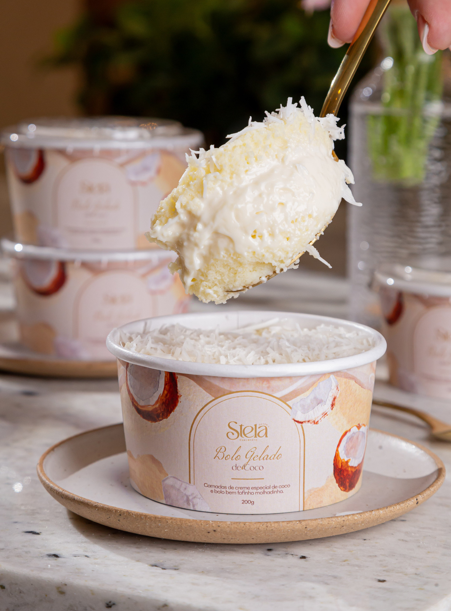 BOLO GELADO DE COCO