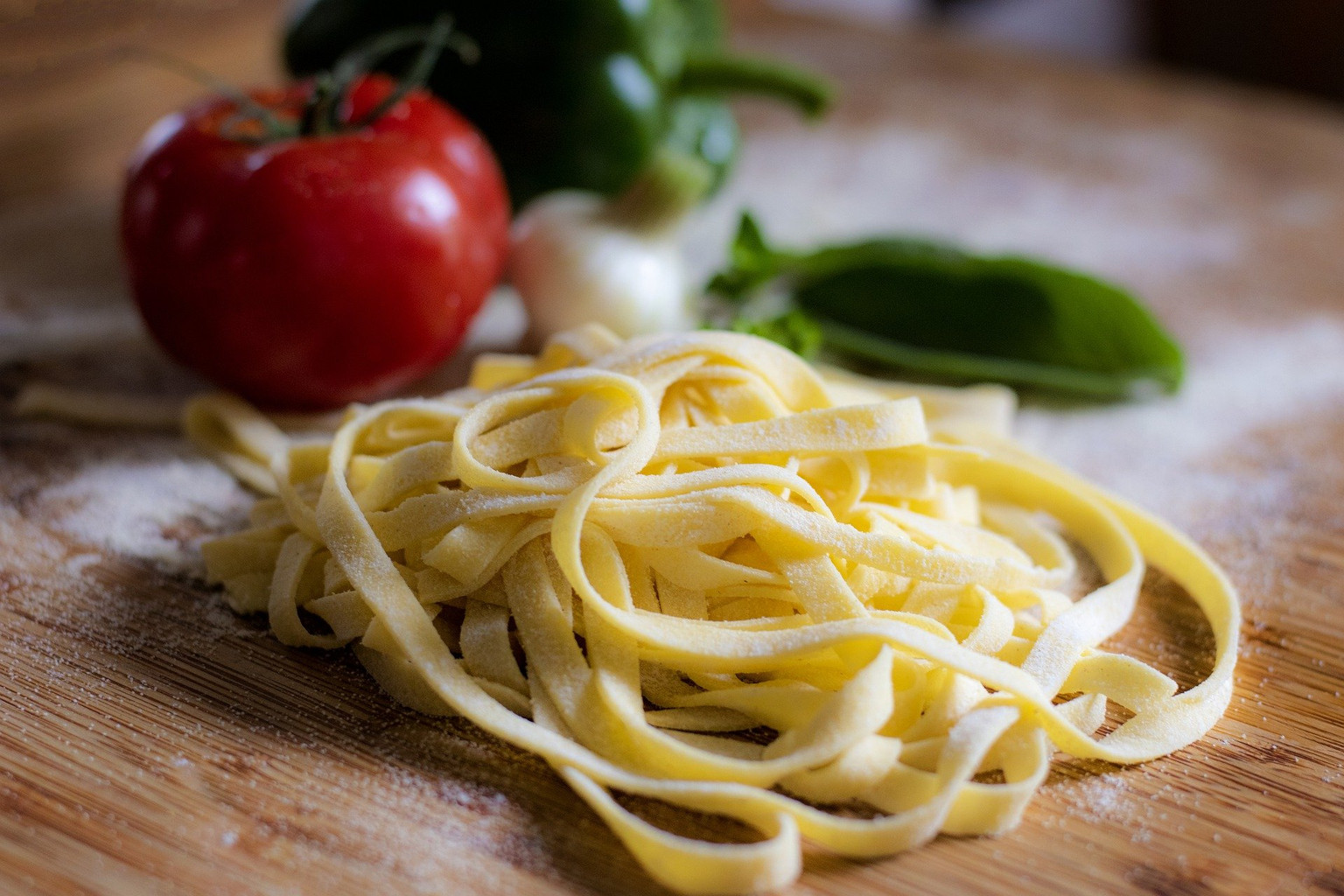 Massa Talharim all Quattro Formaggi