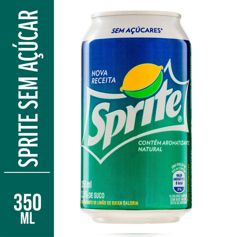 SPRITE SEM ACUCAR 350ML
