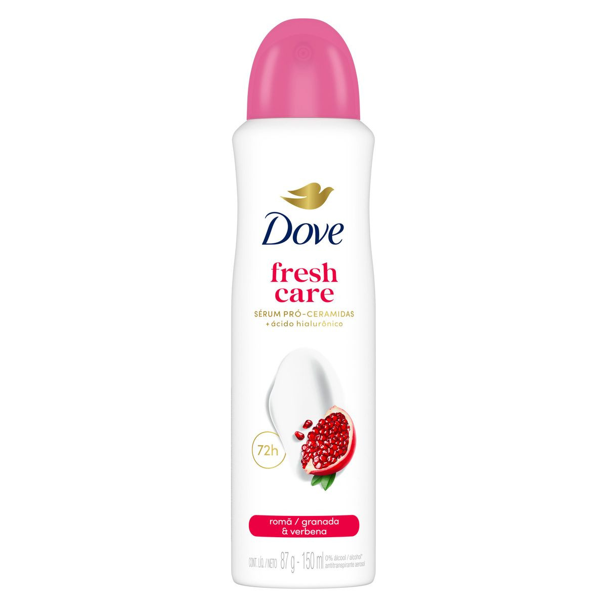 Desodorante Dove aerosol 150ml fresh care 