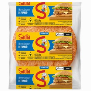 HAMBURGUER  DE FRANGO SADIA UNIDADE 56G
