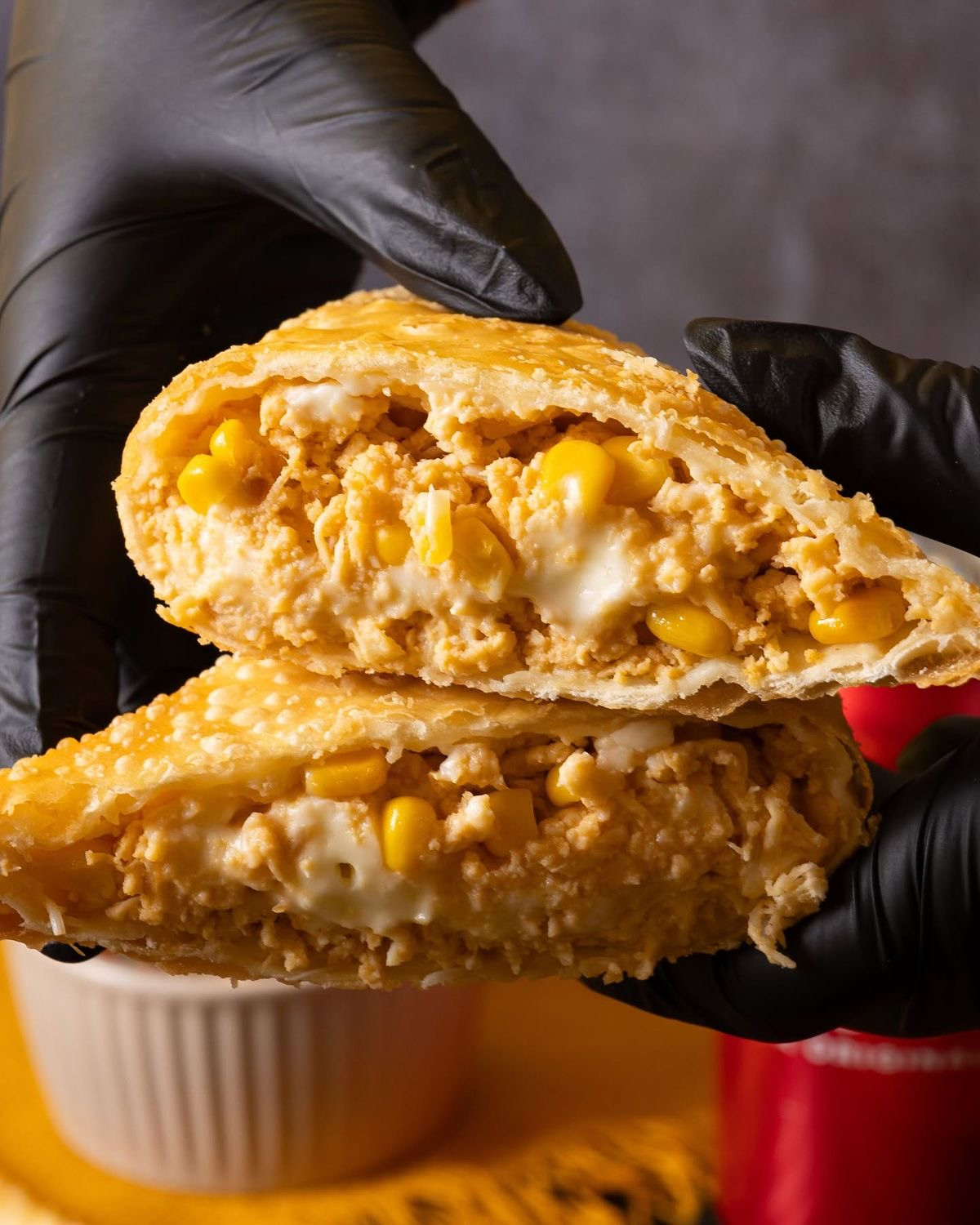 Pastel de frango catupiry 