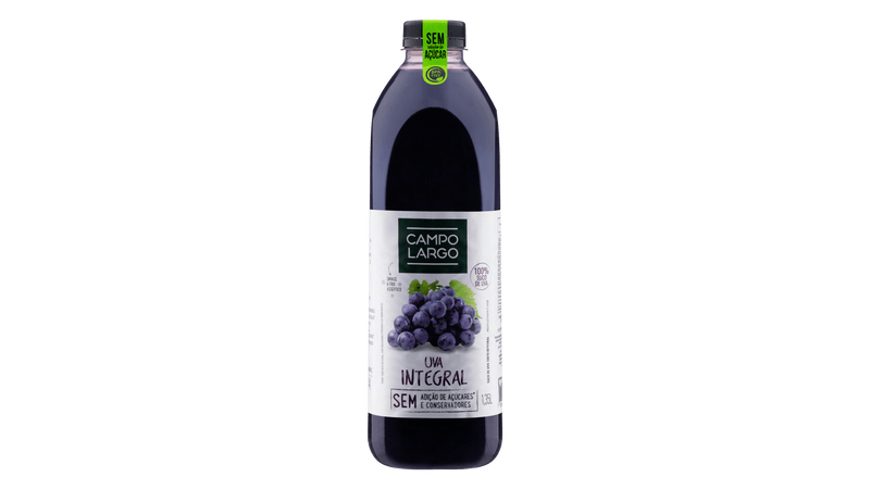 SUCO DE UVA CAMPO LARGO INTEGRAL 1,35L