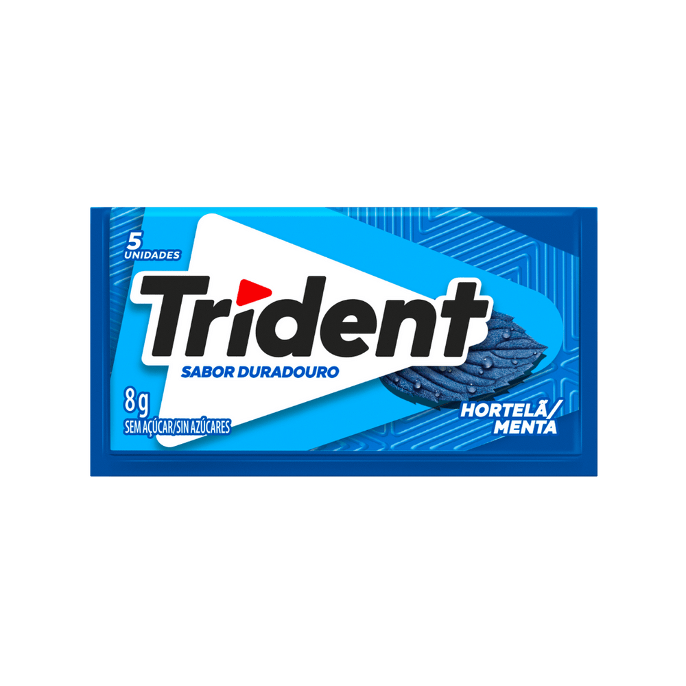 Chiclete Trident Hortelã 8g
