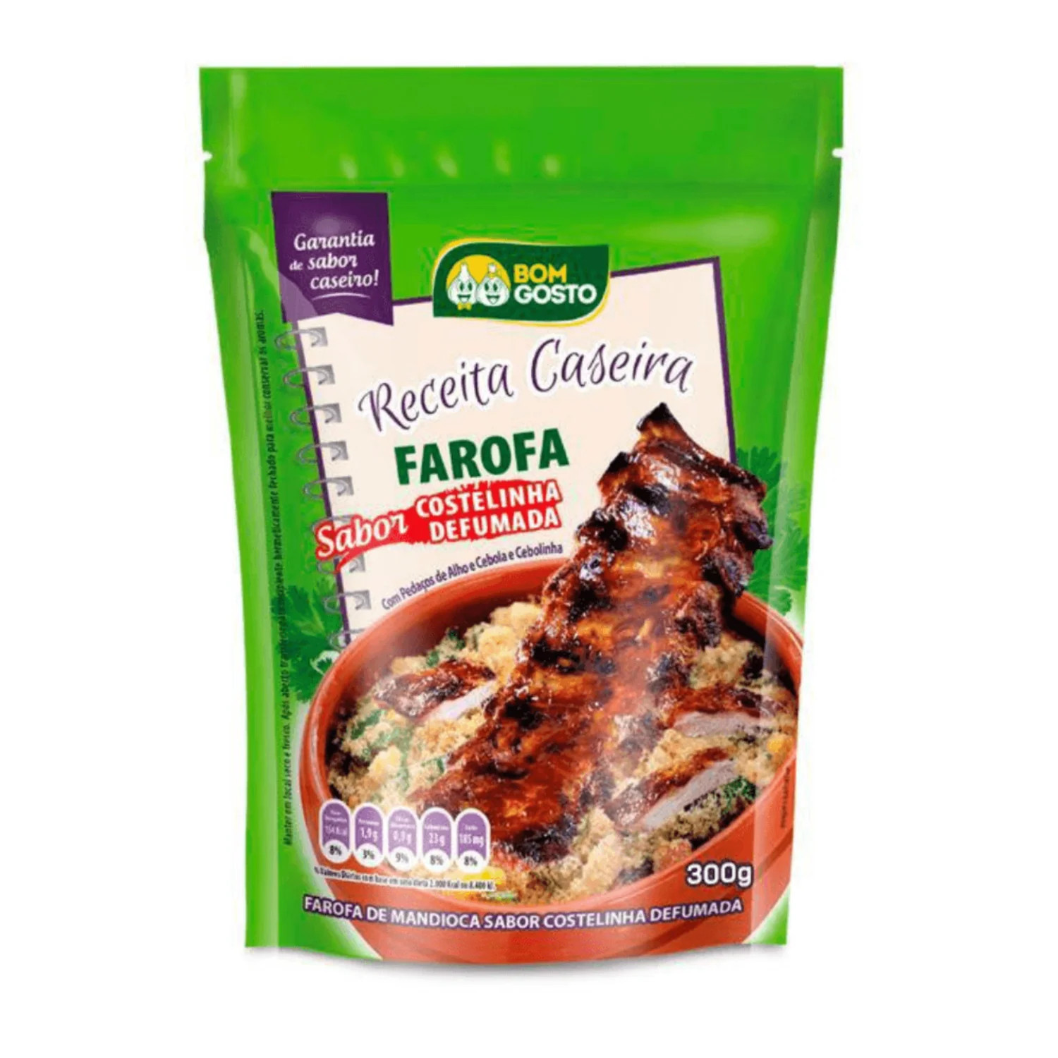 Farofa - Costelinha Defumada 