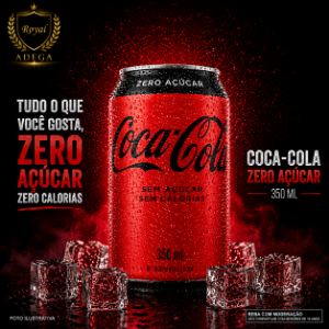 COCA COLA ZERO LATA 350ML