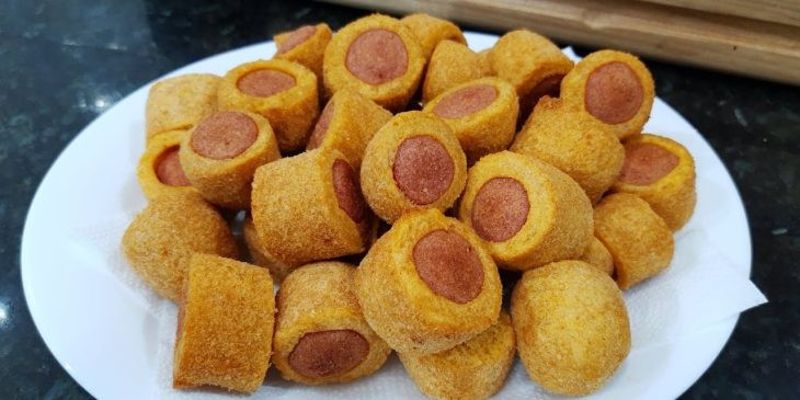 Enroladinho de salsicha