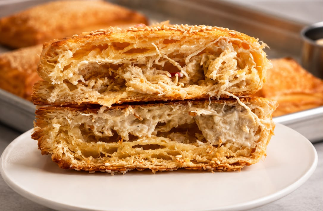 FOLHADO DE FRANGO COM SOUR CREAM