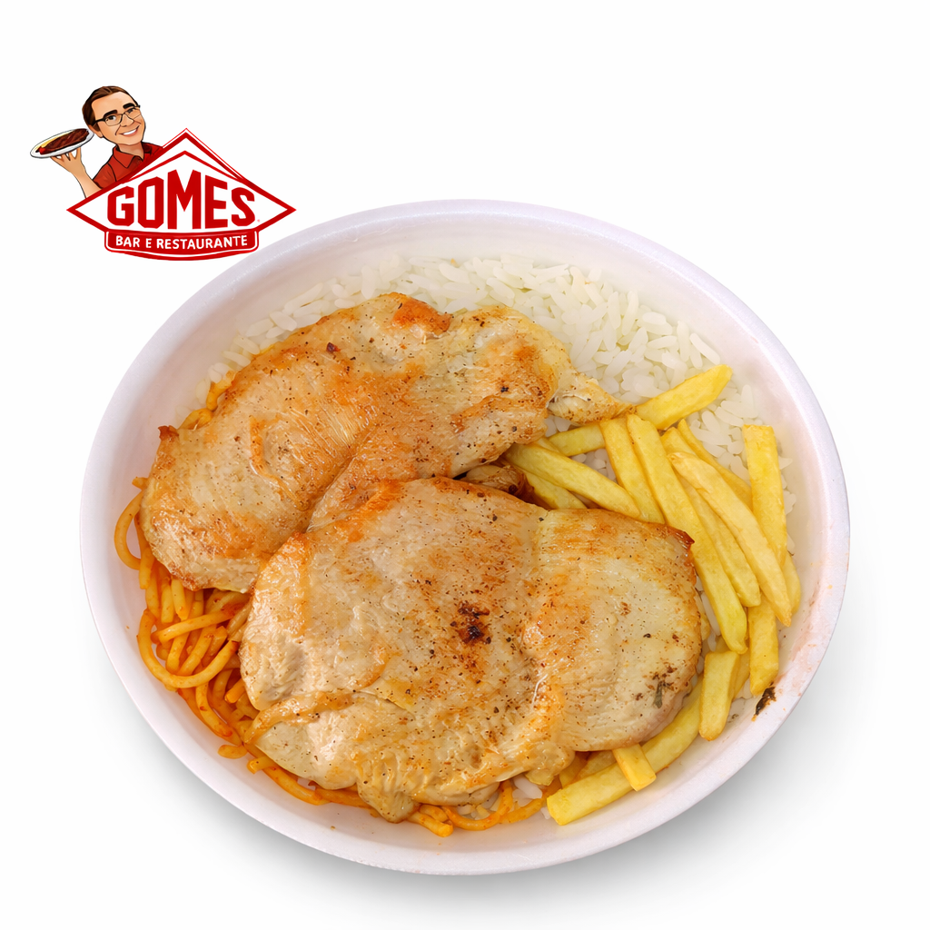 Filé de Frango Grelhado Com Fritas 