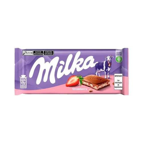 BARRAO MILKA 100G MORANGO