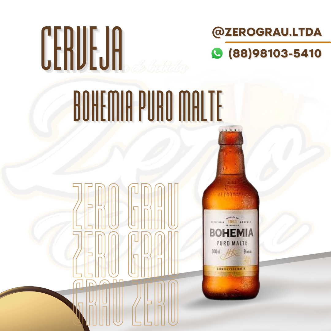 CERVEJA BOHEMIA 300ML UND (RET)
