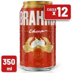 CERVEJA BRAHMA CHOPP LATA 350ML