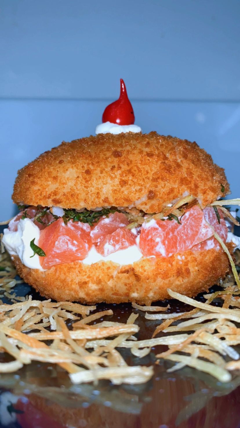Salmão Sushi Burguer