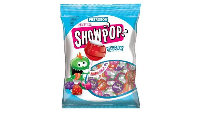 PCT PIRULITO PIETROBON BOLA SHOWPOP SORTIDO 480G