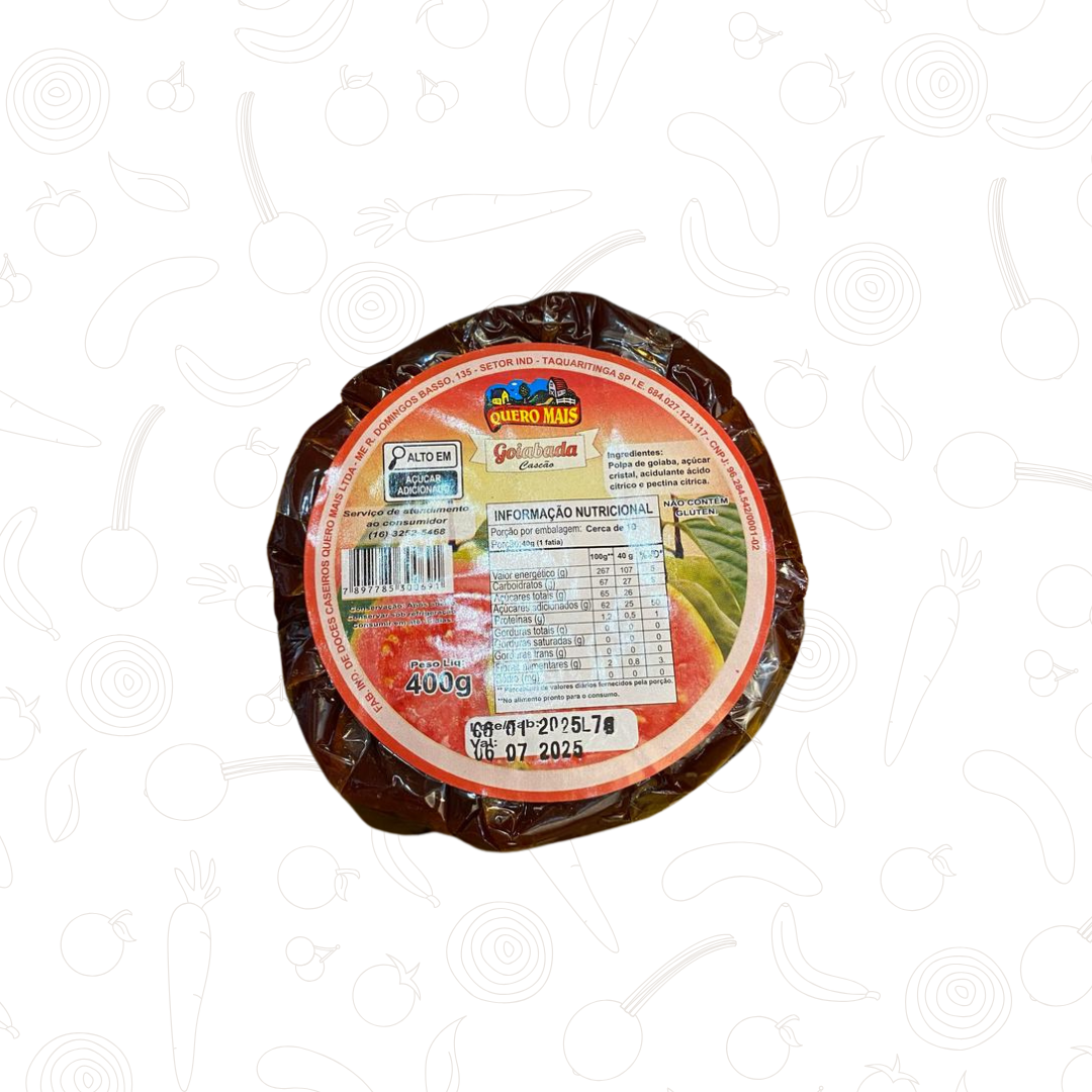 Goiabada Cascão Quero Mais 400g