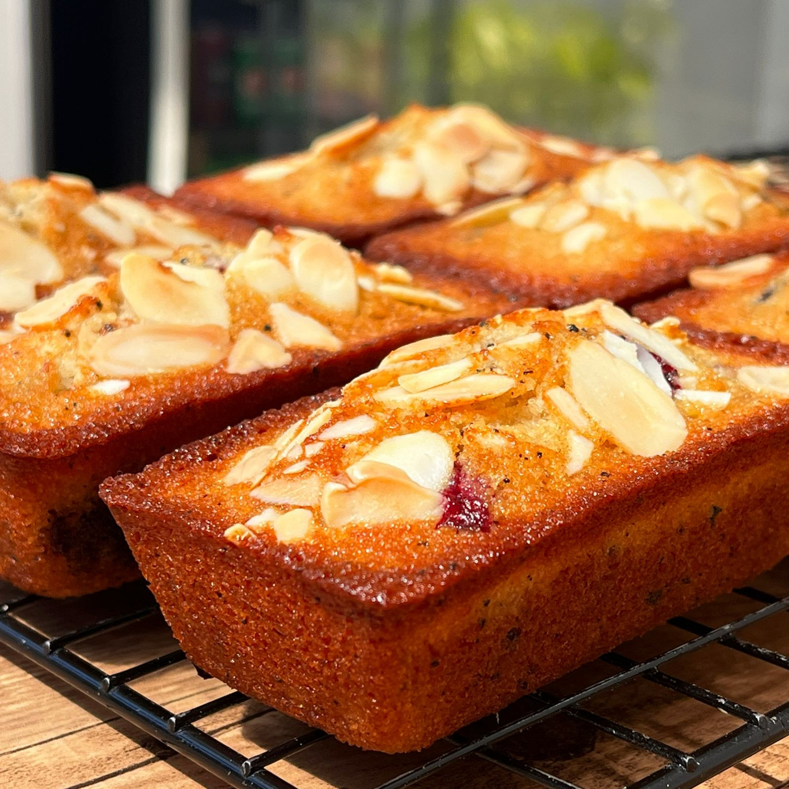 Financier de Mirtilos 