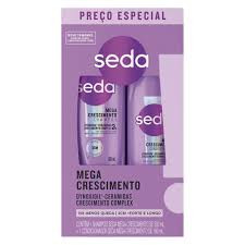 SHAMPOO SEDA KIT 300ML MEGA CRESCIMENTOCOND 190MLE