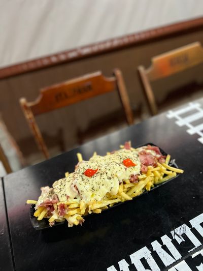 Fritas c/ Queijo e Bacon
