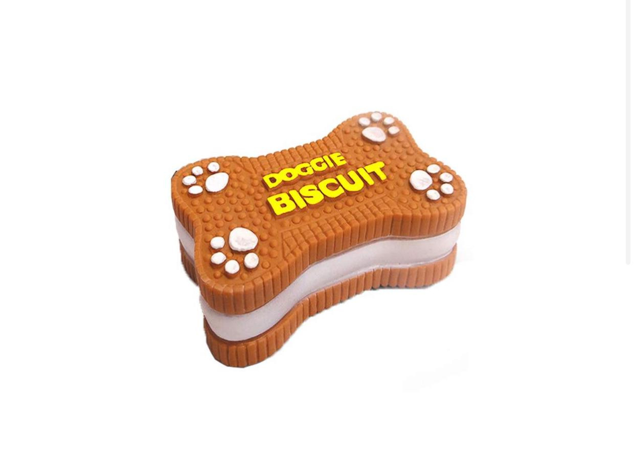 Brinquedo mordedor Biscoito