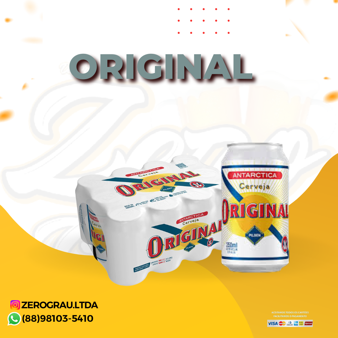 CERVEJA ORIGINAL LATA 350ML