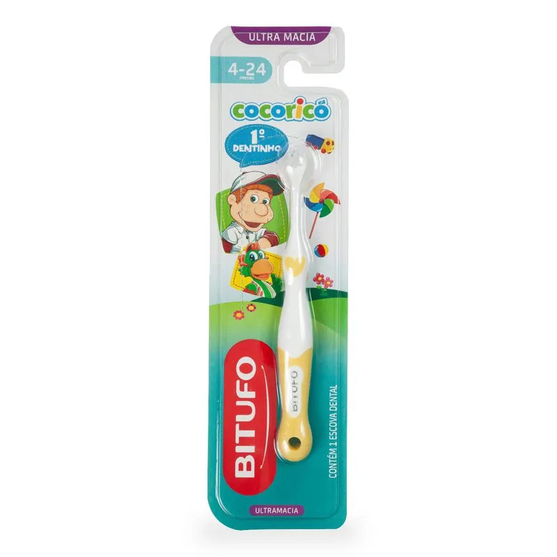 ESCOVA DENTAL BITUFO COCORICO 1° DENTINHO