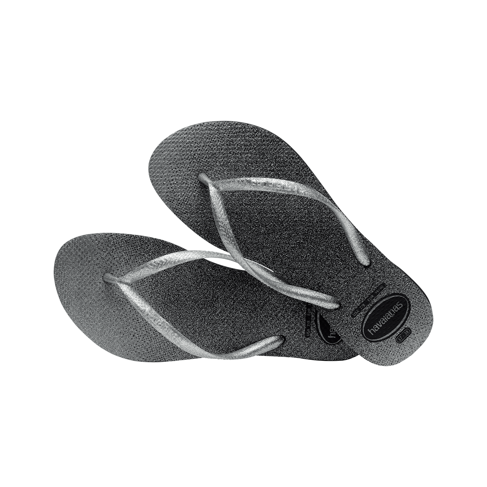 CHINELO HAVAIANAS SLIM GLOSS PRETO