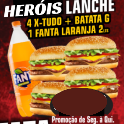 COMBO HERÓIS LANCHES
