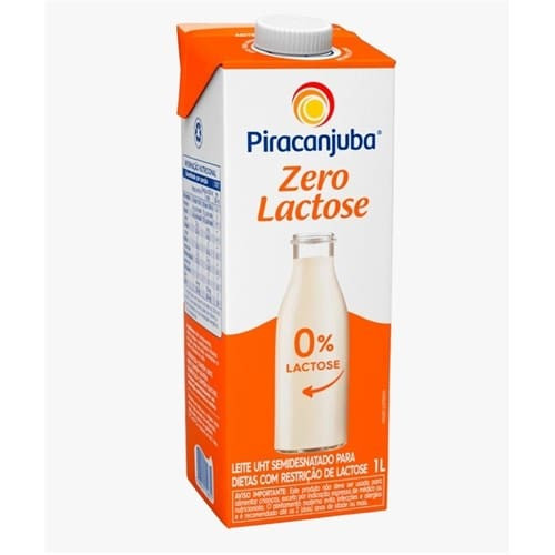 Leite Longa Vida Piracanjuba Zero Lactose 1litro