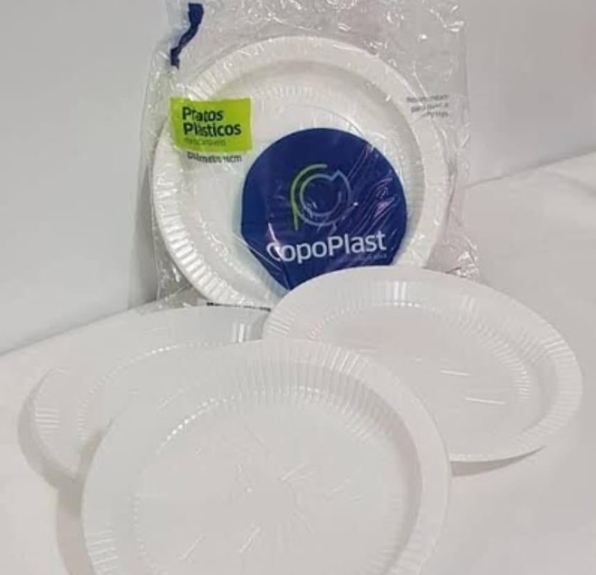 PRATO PLÁSTICO REFEIÇÃO COPOPLAST C10