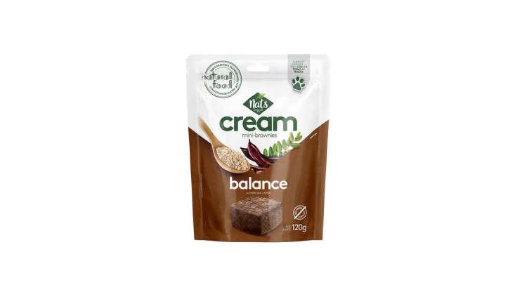 Mini-Brownies Nats Cream Balance para Cães. 120g