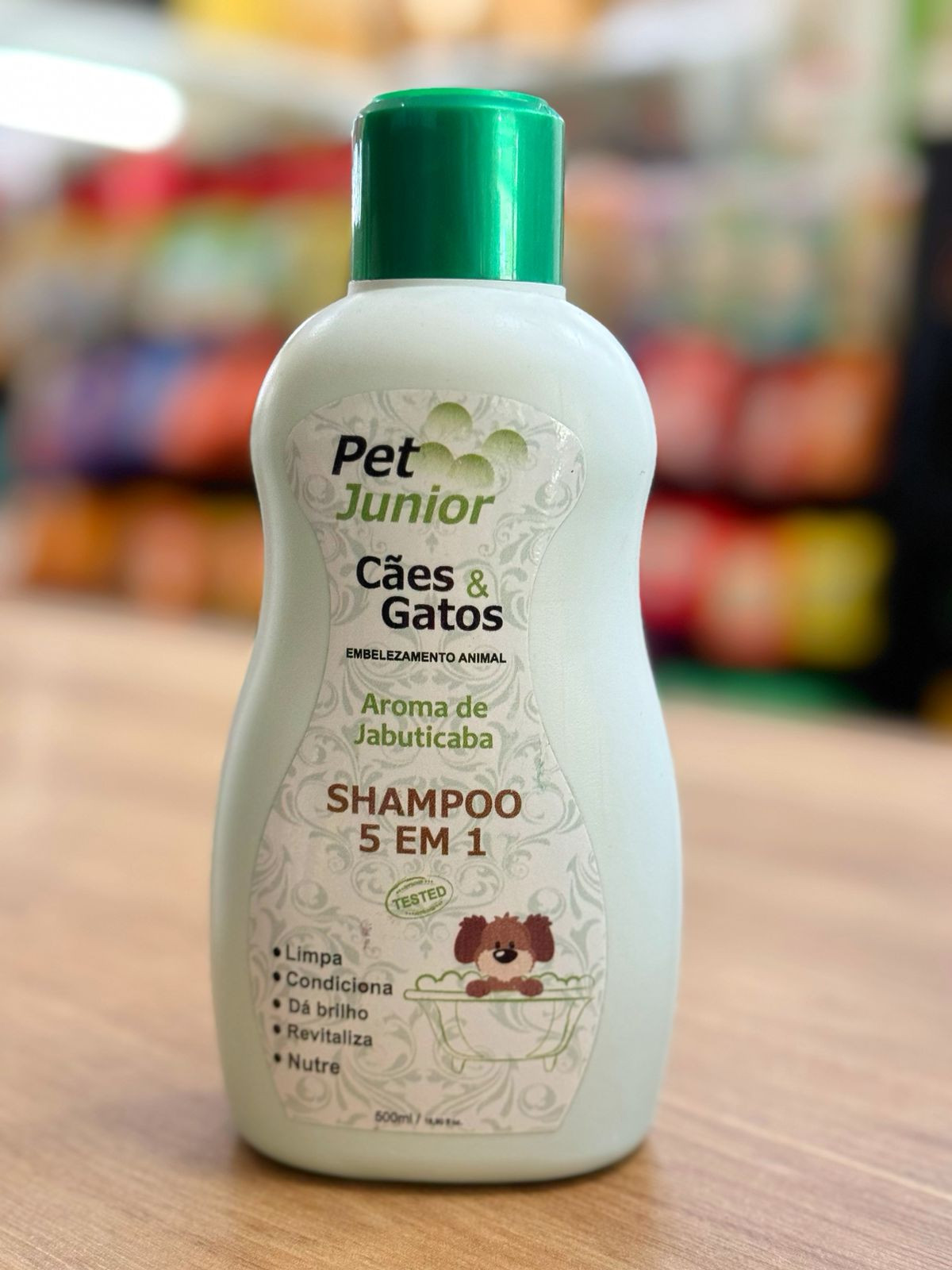 Shampoo PetJunior Cães e Gatos 5 em 1 500ml