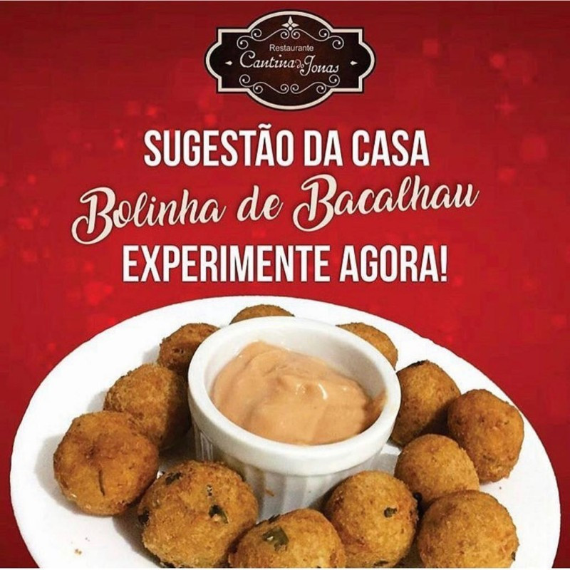 (Cód.  32) Bolinho de bacalhau
