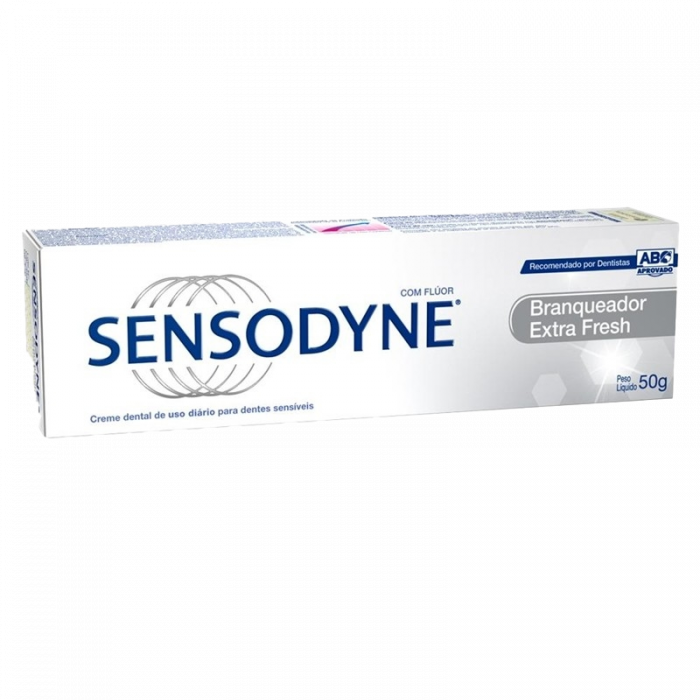 CREME DENTAL SENSODYNE 50G BRANQUEADOR EXTRA FRESH