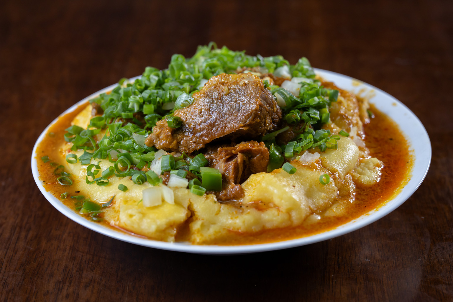 ANGU A BAIANA C CARNE COZIDA