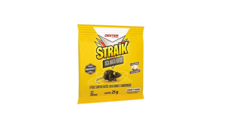 Isca Mata Ratos 25g Straik - Dexter Latina
